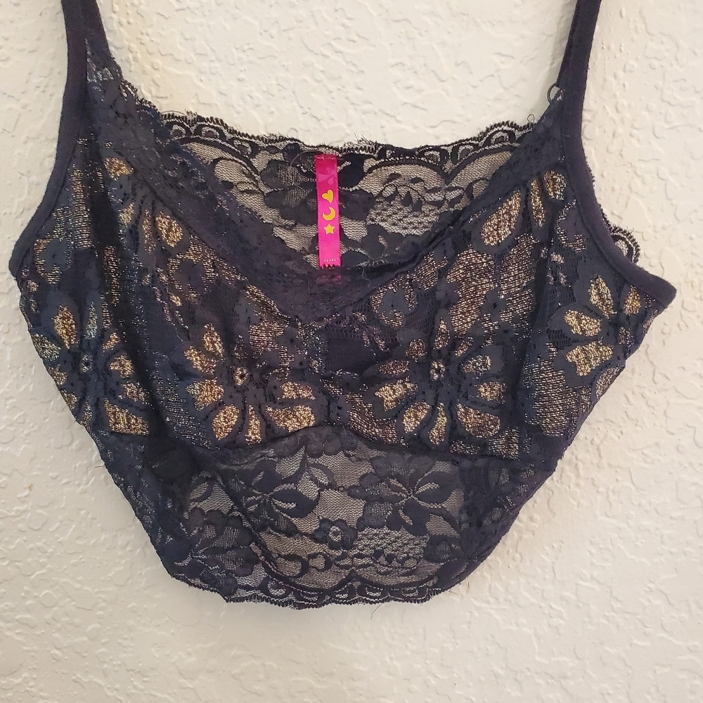 LACE Bralette Top Size L - Picture 2 of 3